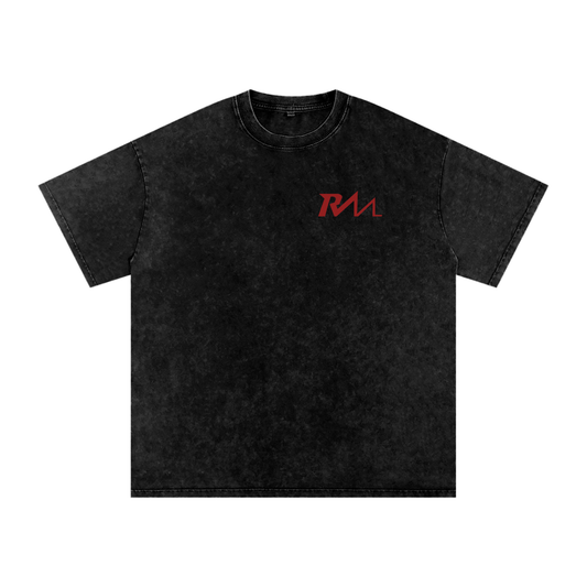 Revive Motorsports J35Y2 Engine Tee - Snow Washed Oversized