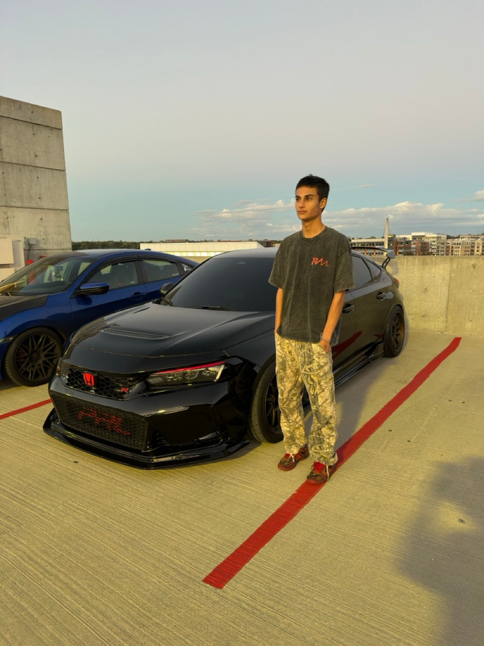 Revive Motorsports K20C1 Engine Tee – Snow Washed Black