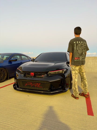 Revive Motorsports K20C1 Engine Tee – Snow Washed Black