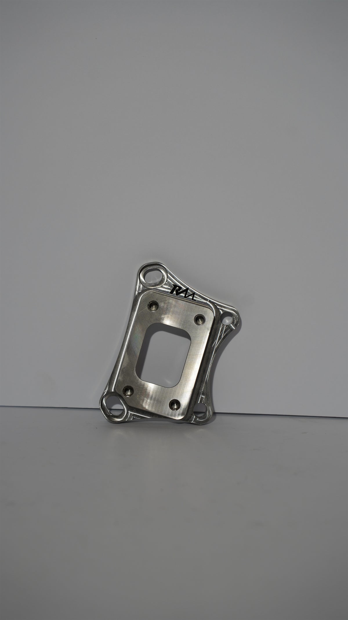Revive Motorsports L15B/K20C T25 turbo adapter. Angled view of adapter
